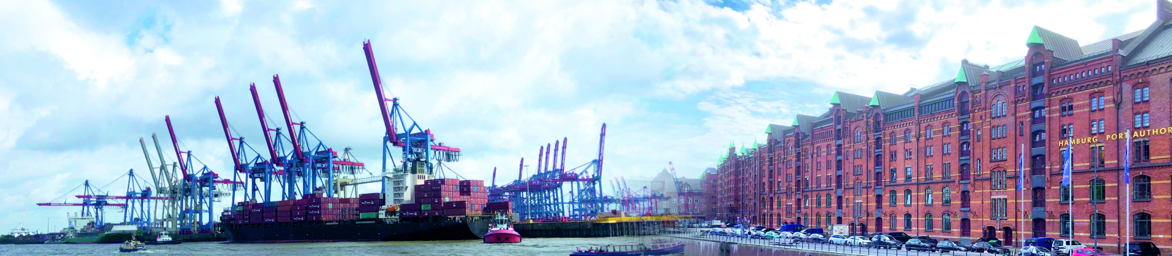 Hamburger Hafen — Containerterminal und Speicherstadt